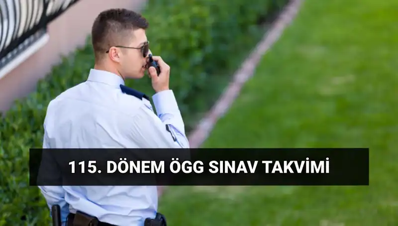 2025 Özel Güvenlik Sınavı Tarihleri ve Detayları Açıkladı!