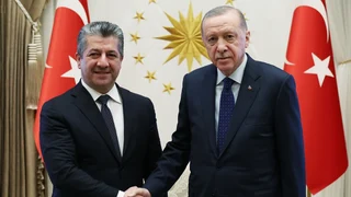 Cumhurbaşkanı Erdoğan, IKBY Başbakanı Barzani’yi Kabul Etti