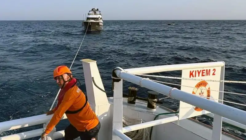 Marmaris Açıklarındaki Tekne Kurtarma Operasyonu: Hayat Kurtaran Anlar