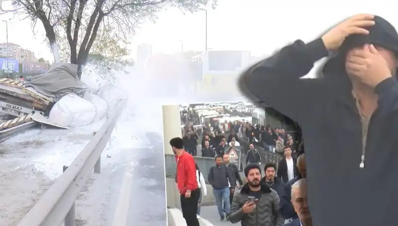 D-100'deki Alçı Yüklü TIR Kazası Trafiği Felç Etti