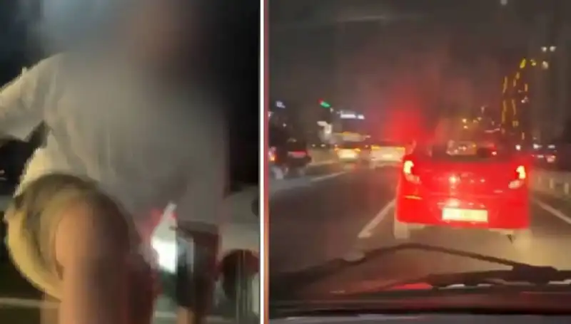 Trafik Magandası Kameralara Yansıdı: Korku Dolu Anlar